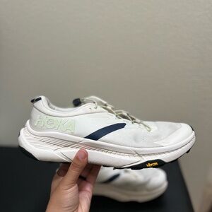 •HOKA• Mens Transport Alabaster Navy Lifestyle Hiking Walking